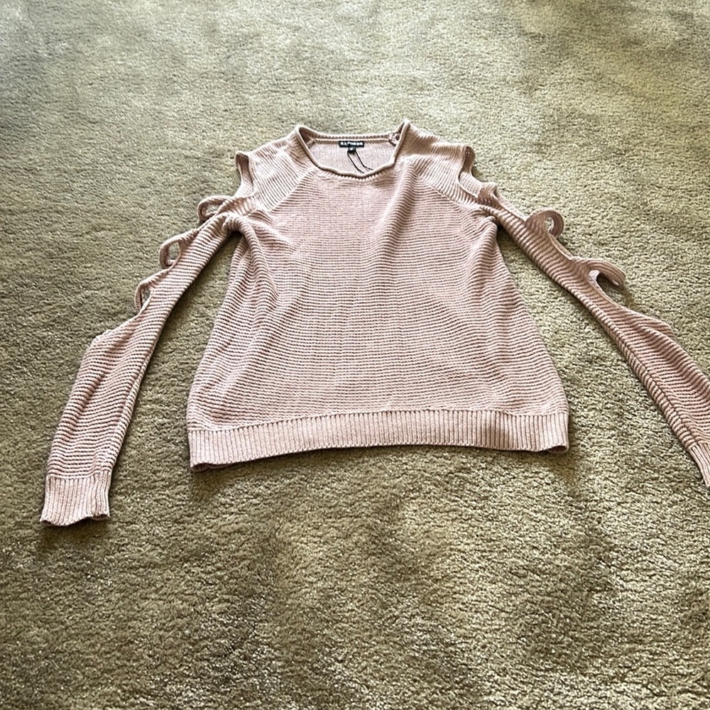 Express light pink XS sweater like new